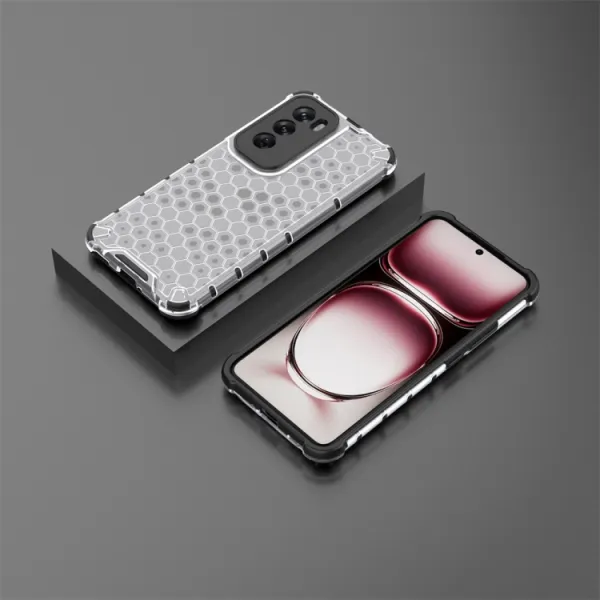 HONEYCOMB Ochranný kryt Oppo Reno12 Pro 5G priehľadný