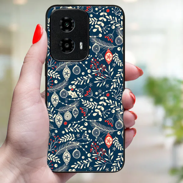 MY ART Kryt s vianočným dizajnom Motorola Moto G04 / G24 / G24 Power MISTLETOE (070)