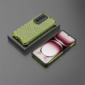 HONEYCOMB Ochranný kryt Oppo Reno12 5G zelený