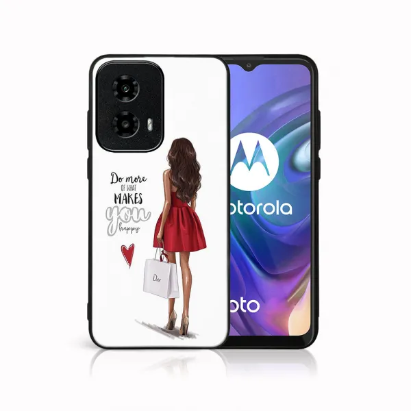 MY ART Ochranný kryt pre Motorola Moto G04 / G24 / G24 Power RED DRESS (137)