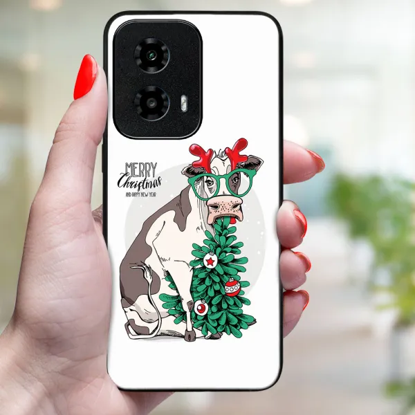 MY ART Kryt s vianočným dizajnom Motorola Moto G04 / G24 / G24 Power MERRY CHRISTMAS (074)