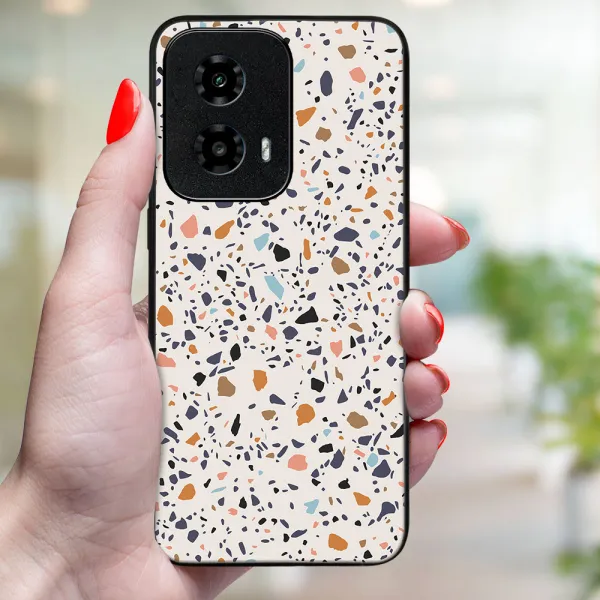 MY ART Ochranný kryt pre Motorola Moto G04 / G24 / G24 Power BEIGE TERRAZZO (162)