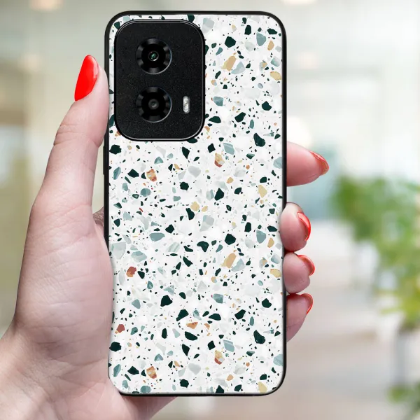 MY ART Ochranný kryt pre Motorola Moto G04 / G24 / G24 Power GREY TERRAZZO (163)