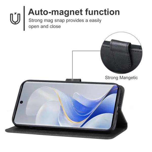 SMOOTH Peňaženkové puzdro pre Vivo V40 5G čierne