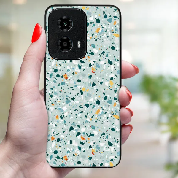 MY ART Ochranný kryt pre Motorola Moto G04 / G24 / G24 Power BLUE TERRAZZO (164)