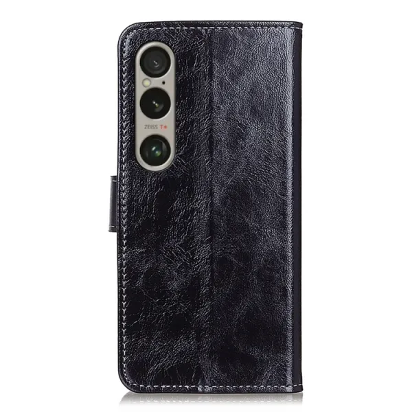 RETRO Peňaženkový obal Sony Xperia 1 VI čierny