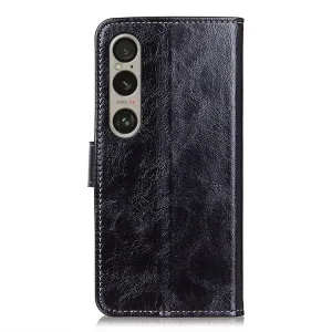 RETRO Peňaženkový obal Sony Xperia 1 VI čierny