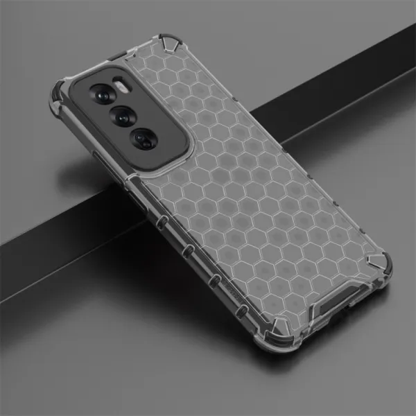 HONEYCOMB Ochranný kryt Oppo Reno12 5G čierny