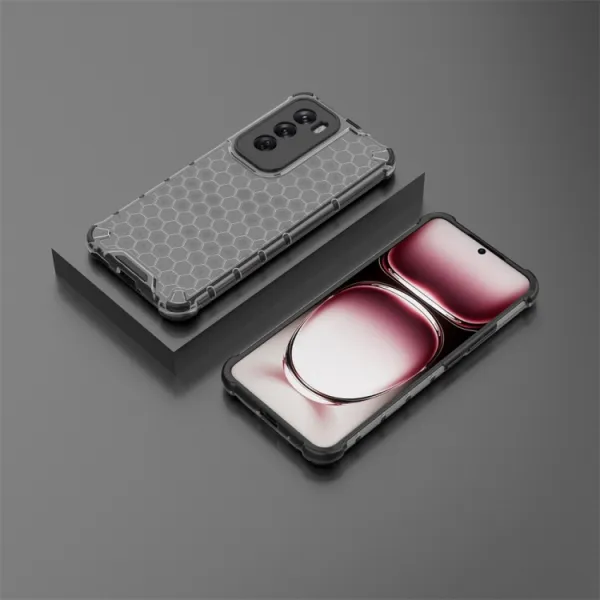 HONEYCOMB Ochranný kryt Oppo Reno12 5G čierny