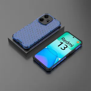 HONEYCOMB Ochranný kryt Xiaomi Redmi 13 modrý