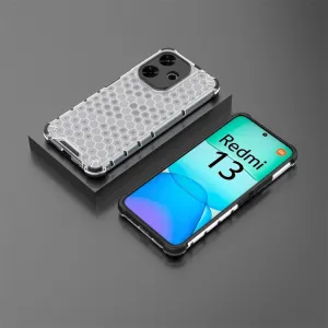 HONEYCOMB Ochranný kryt Xiaomi Redmi 13 priehľadný