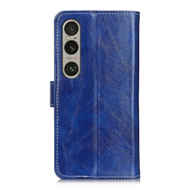 RETRO Peňaženkový obal Sony Xperia 1 VI modrý