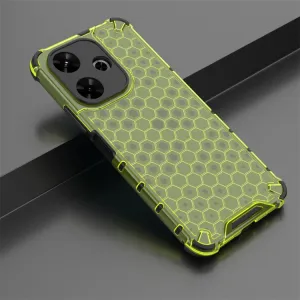 HONEYCOMB Ochranný kryt Xiaomi Redmi 13 zelený