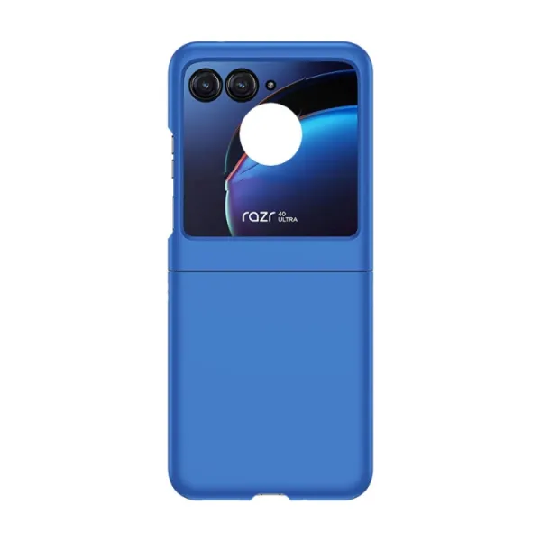 PLASTIC Ochranný plastový kryt pre Motorola Razr 50 tmavomodrý