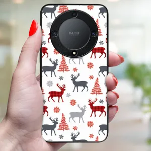 MY ART Kryt s vianočným dizajnom Honor Magic5 Lite DEER (068)