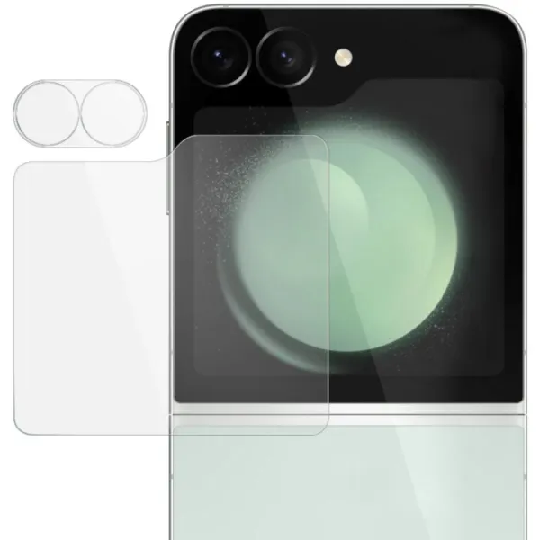 IMAK SET Sklo pre vonkajší displej a fotoaparát Samsung Galaxy Z Flip6 5G