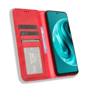 BUSINESS Peňaženkový kryt pre Huawei Nova 12i červený