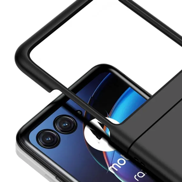 PLASTIC Ochranný plastový kryt pre Motorola Razr 50 biely