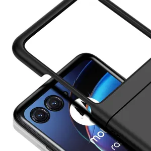 PLASTIC Ochranný plastový kryt pre Motorola Razr 50 biely
