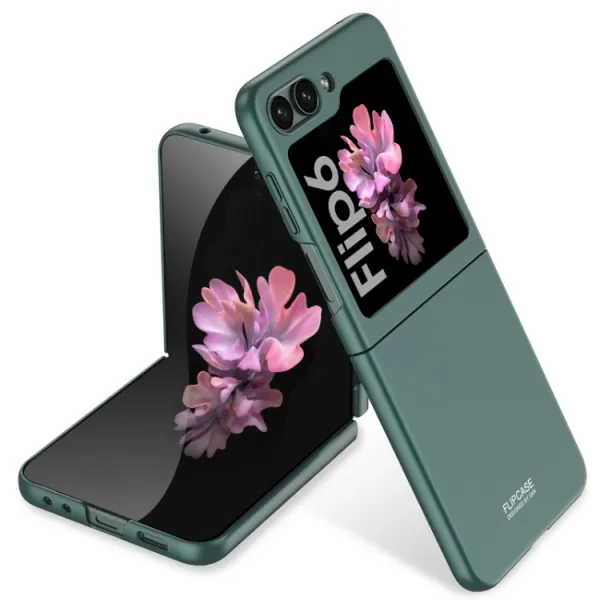 GKK PLASTIC Ochranný kryt pre Samsung Galaxy Z Flip7 FE 5G / Flip6 5G zelený