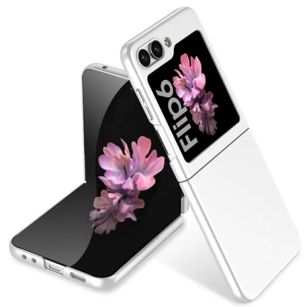 GKK PLASTIC Ochranný kryt pre Samsung Galaxy Z Flip7 FE 5G / Flip6 5G strieborný