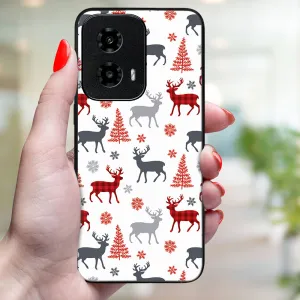 MY ART Kryt s vianočným dizajnom Motorola Moto G04 / G24 / G24 Power DEER (068)