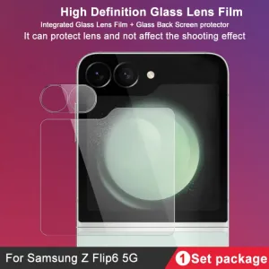 IMAK SET Sklo pre vonkajší displej a fotoaparát Samsung Galaxy Z Flip6 5G