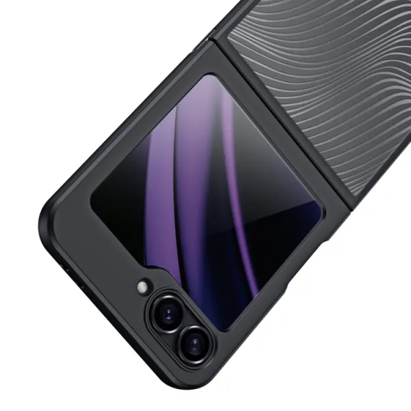 DUX AIMO Ochranný obal pre Samsung Galaxy Z Flip7 FE 5G / Flip6 5G čierny