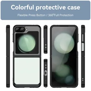 CRYSTAL Ochranný obal pre Samsung Galaxy Z Flip7 FE 5G / Flip6 5G čierny