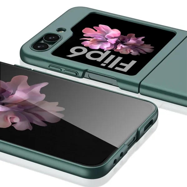 GKK PLASTIC Ochranný kryt pre Samsung Galaxy Z Flip7 FE 5G / Flip6 5G strieborný