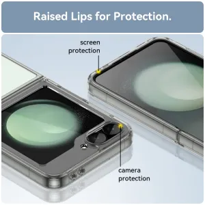 CRYSTAL Ochranný obal pre Samsung Galaxy Z Flip7 FE 5G / Flip6 5G priehľadný