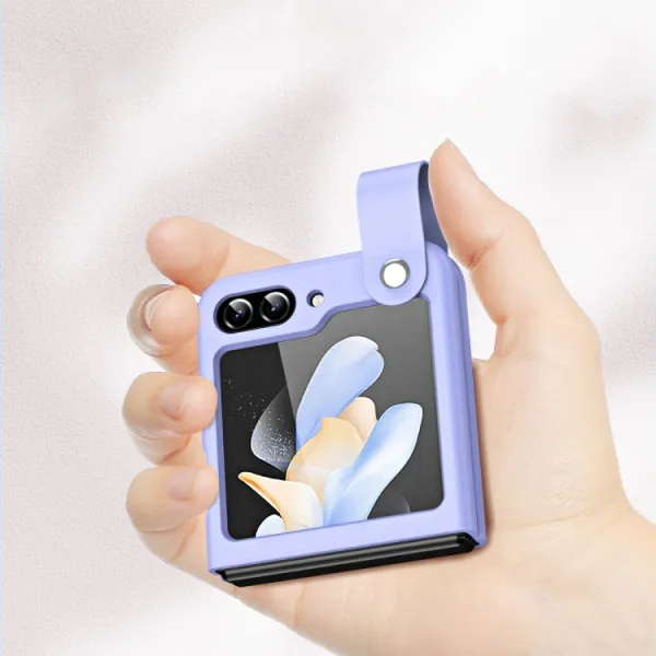SWIFT Ochranný obal s držiakom Samsung Galaxy Z Flip7 FE 5G / Flip6 5G čierny