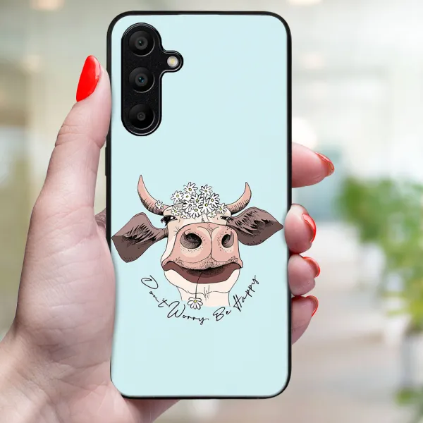 MY ART Ochranný kryt pre Samsung Galaxy A35 5G HAPPY COW (181)