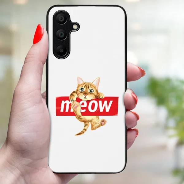 MY ART Ochranný kryt pre Samsung Galaxy A35 5G MEOW (183)