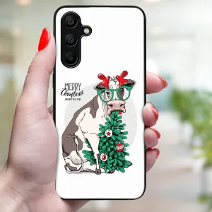 MY ART Kryt s vianočným dizajnom Samsung Galaxy A35 5G MERRY CHRISTMAS (074)