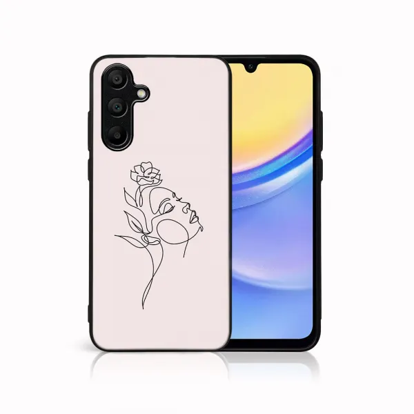 MY ART Ochranný kryt pre Samsung Galaxy A15 ROSE GIRL (198)