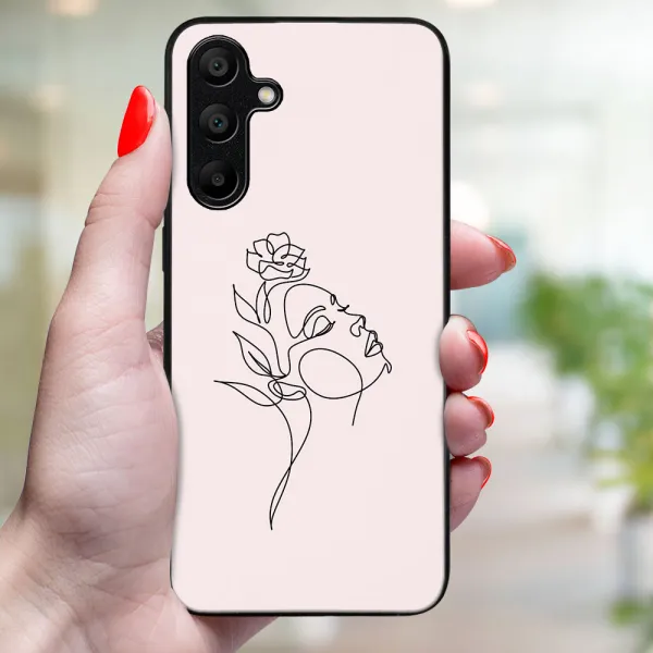 MY ART Ochranný kryt pre Samsung Galaxy A15 ROSE GIRL (198)