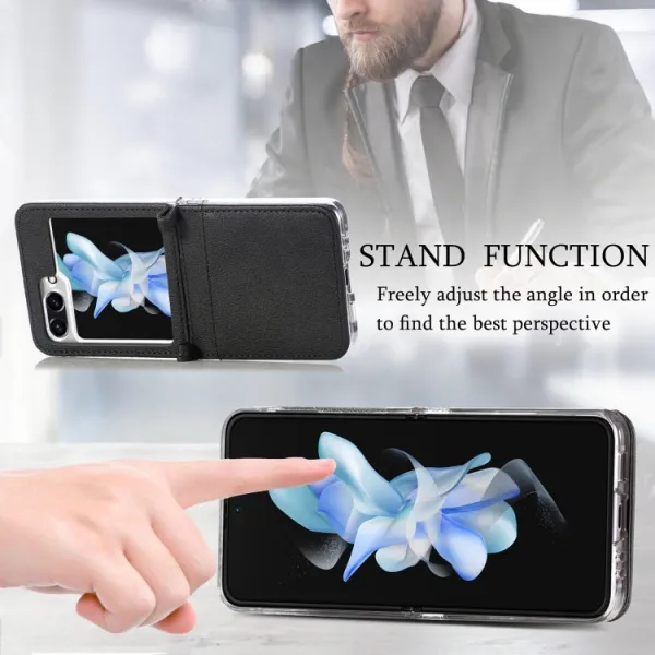 LITCHI Ochranný kryt  Samsung Galaxy Z Flip7 FE 5G / Flip6 5G čierny