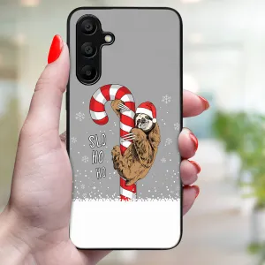 MY ART Kryt s vianočným dizajnom Samsung Galaxy A35 5G CANDY (076)
