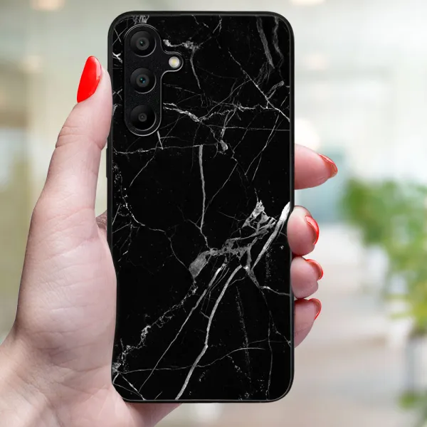 MY ART Ochranný kryt pre Samsung Galaxy A15 BLACK MARBLE (142)