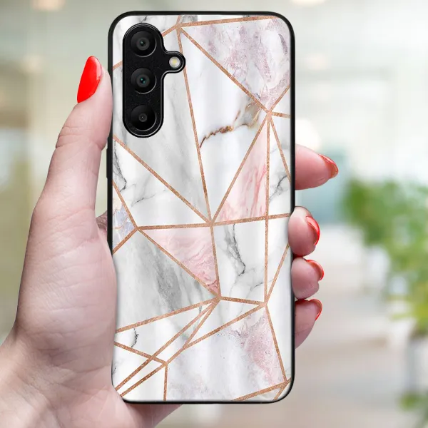 MY ART Ochranný kryt pre Samsung Galaxy A15 PINK MARBLE (143)
