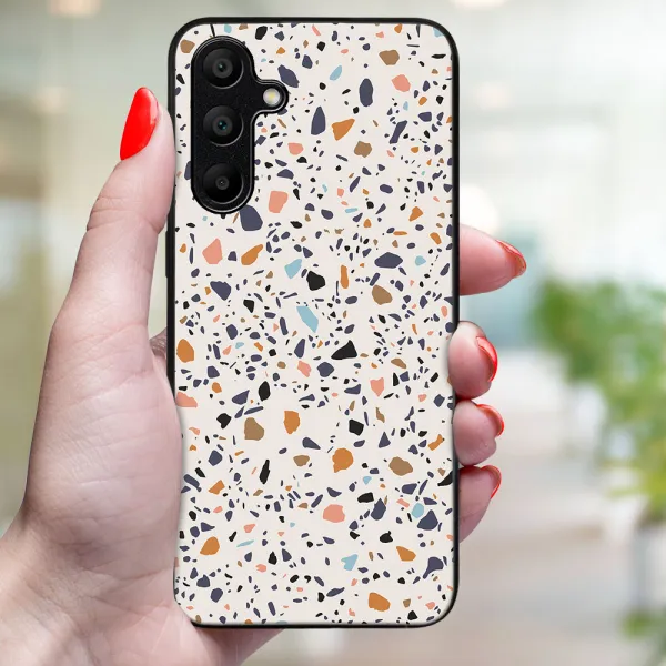 MY ART Ochranný kryt pre Samsung Galaxy A35 5G BEIGE TERRAZZO (162)