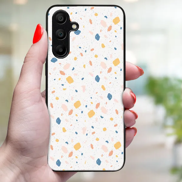 MY ART Ochranný kryt pre Samsung Galaxy A35 5G ORANGE TERRAZZO (165)