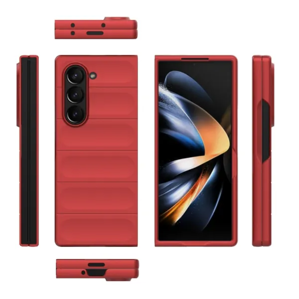 STEPS Ochranný kryt pre Samsung Galaxy Z Fold6 5G červený