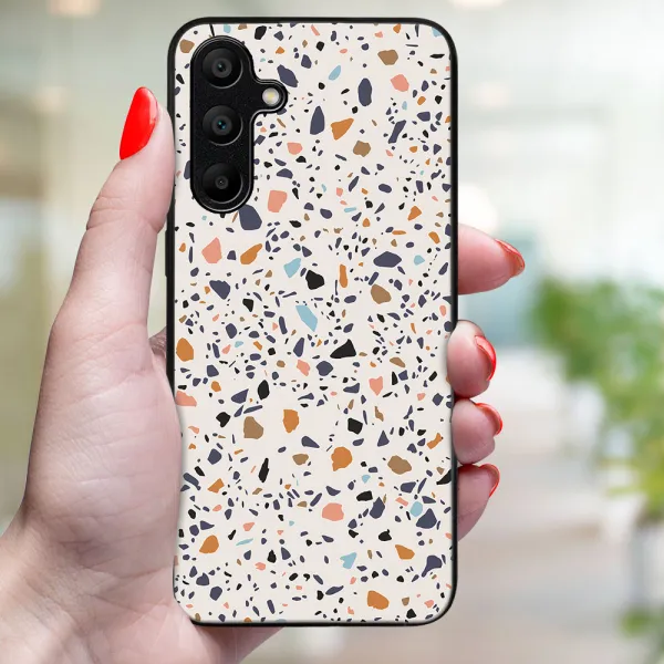 MY ART Ochranný kryt pre Samsung Galaxy A15 BEIGE TERRAZZO (162)