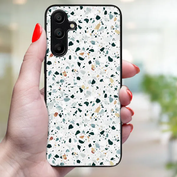 MY ART Ochranný kryt pre Samsung Galaxy A15 GREY TERRAZZO (163)