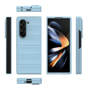 STEPS Ochranný kryt pre Samsung Galaxy Z Fold6 5G svetlomodrý