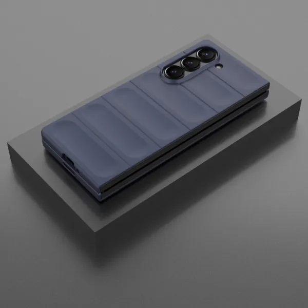 STEPS Ochranný kryt pre Samsung Galaxy Z Fold6 5G tmavomodrý
