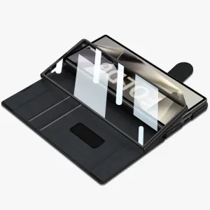 GKK SYNTHETIC Zaklápacie puzdro Samsung Galaxy Z Fold6 5G CARBON