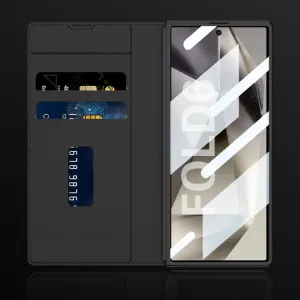 GKK SYNTHETIC Zaklápacie puzdro Samsung Galaxy Z Fold6 5G CARBON